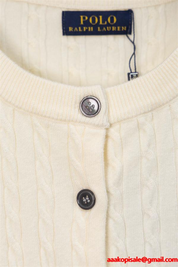 カーディガン Polo Ralph Lauren ポロ ラルフローレン コピー ケーブル編み 秋冬 トップス ボタン仕様