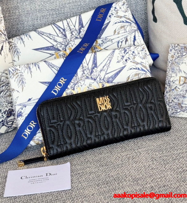 Miss Dior Freesiaディオール長財布 コピー☆☆S3604UBTK_M05N人気美品
