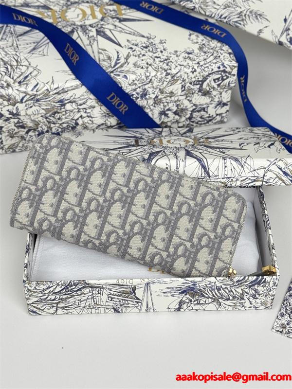 大人気♥Dior Oblique ディオール長財布 コピー☆2026トレンド新作プレゼント最適