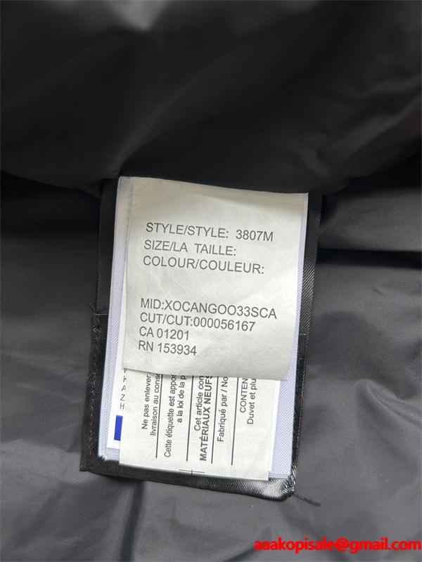 冬モデル ダウンジャケット ブラック 入手困難 Canada Goose カナダグース スーパーコピー