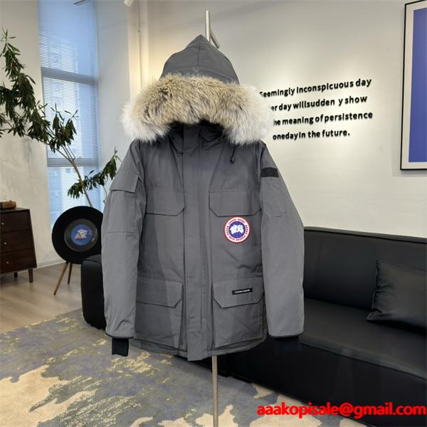 2026年モデル Canada Goose カナダグース コピー ダウンジャケット ネイビー 入手困難 高保温