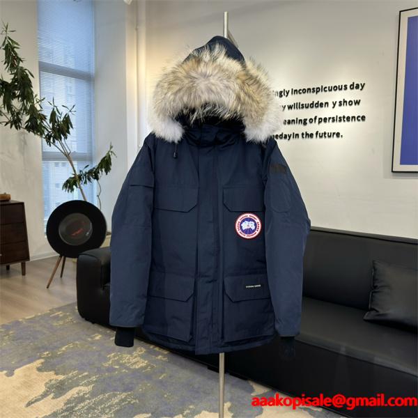 2026年モデル Canada Goose カナダグース コピー ダウンジャケット ネイビー 入手困難 高保温