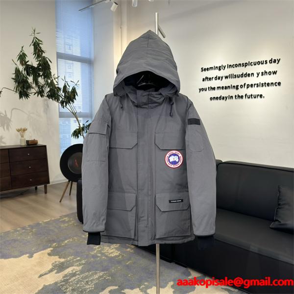 2026年モデル Canada Goose カナダグース コピー ダウンジャケット ネイビー 入手困難 高保温