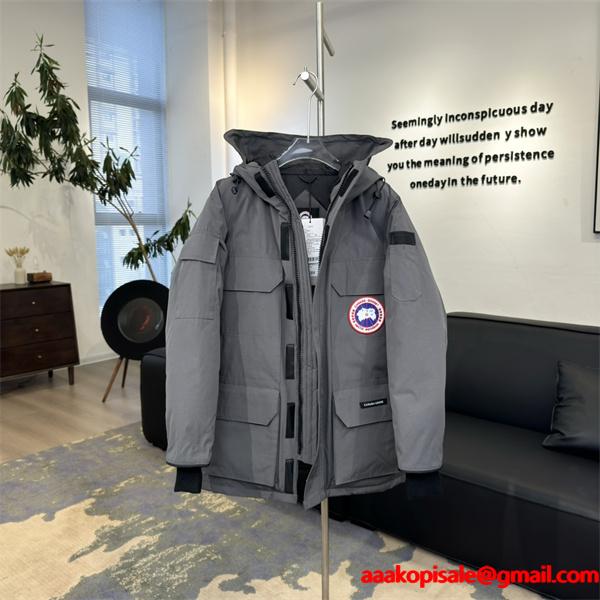2026年モデル Canada Goose カナダグース コピー ダウンジャケット ネイビー 入手困難 高保温