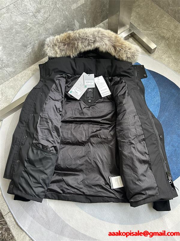  ダウンジャケット ブラック 人気モデル 即完売必至 Canada Goose カナダグース 偽物