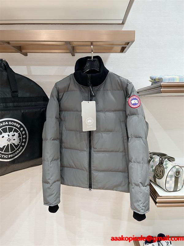 ダウンジャケット Canada Goose カナダグース コピー ライトグレー 定番人気 防寒 アウター