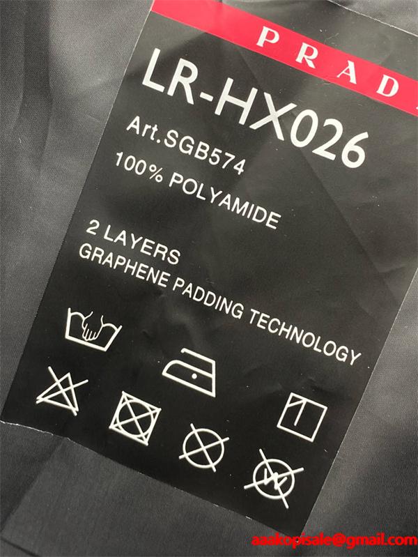 新作 ダウンジャケット ホワイト プレミアム モード系 PRADA プラダ スーパーコピー