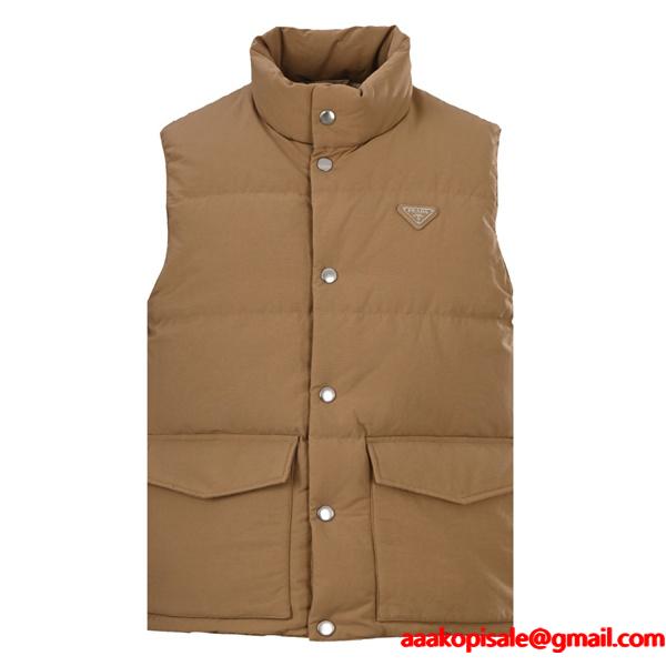 ダウンジャケット PRADA プラダ 偽物 ネイビー 期間限定 特価 最安値