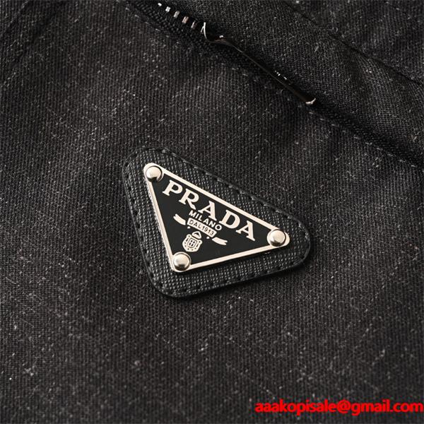  中綿ジャケット ブラック 便利 実用性抜群 おすすめ PRADA プラダ コピー