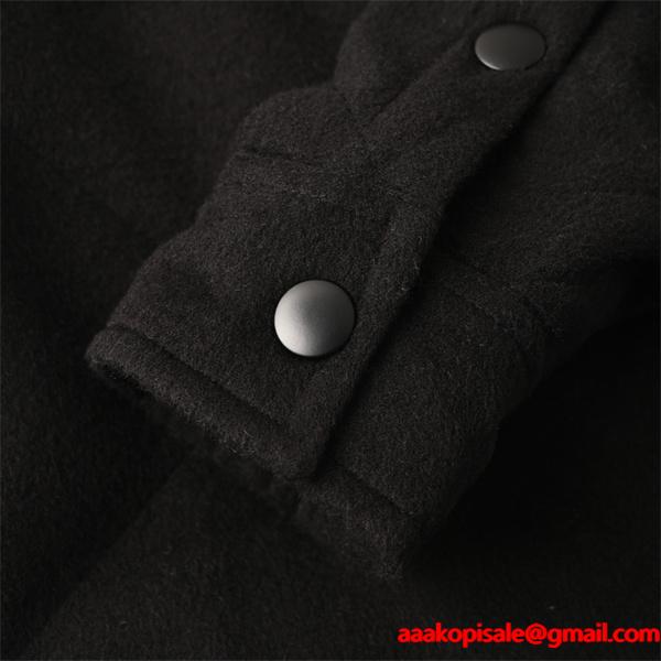 シャツジャケット ブラック 定番 上质 实用性抜群 PRADA プラダ スーパーコピー