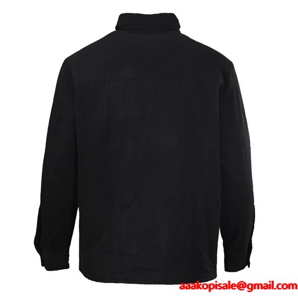 シャツジャケット ブラック 定番 上质 实用性抜群 PRADA プラダ スーパーコピー