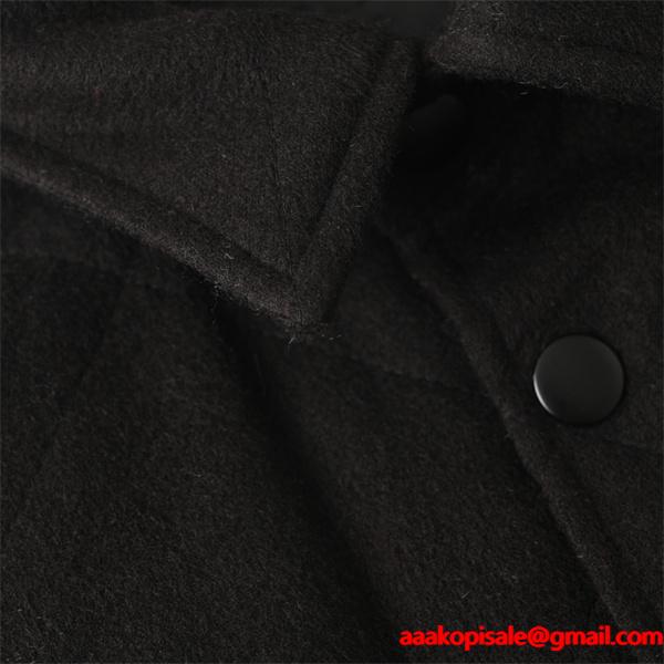 シャツジャケット ブラック 定番 上质 实用性抜群 PRADA プラダ スーパーコピー