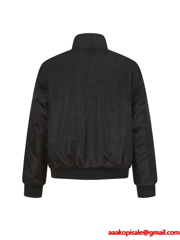 冬モデル ダウンジャケット ブラック 希少 トレンド PRADA プラダ コピー