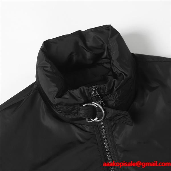 冬モデル ダウンジャケット ブラック 希少 トレンド PRADA プラダ コピー