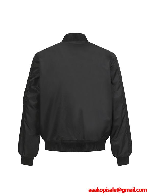 ボンバージャケット PRADA プラダ コピー ブラック 売れ筋 本格派 多機能