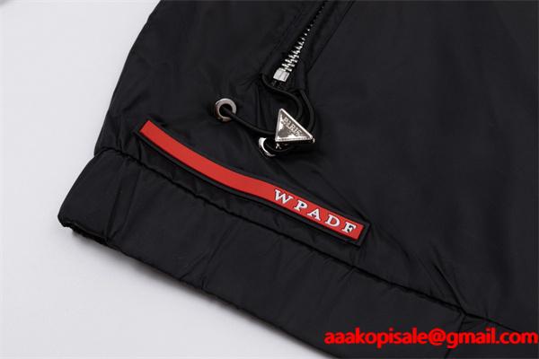ジップジャケット PRADA プラダ コピー ブラック 定番 実用性抜群 注目