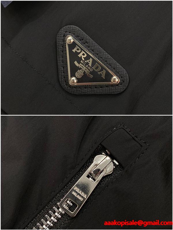 2026新着 ジャケット ブラック 話題 多機能 おすすめ PRADA プラダ スーパーコピー