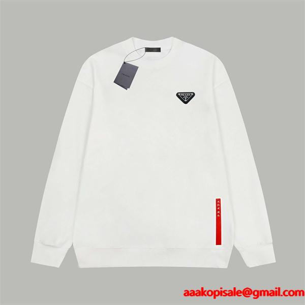 2026年 新着 PRADA プラダ コピー パーカー ブラック 人气 多機能