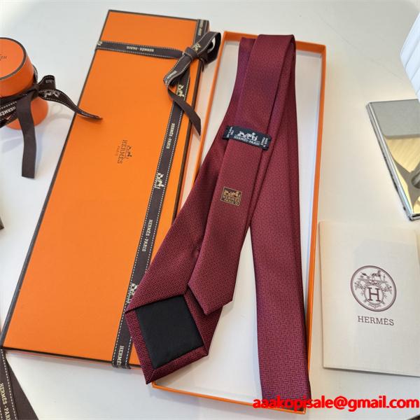 エルメスHermes激安メンズ向け新作シルクネクタイ上質斜纹真丝低调デザイン大人コーデ法国職人手仕上げ