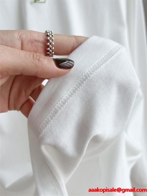 LVルイヴィトンロングTシャツコピー雪山☆LOUIS VUITTON秋冬2026最新人気ホワイト色