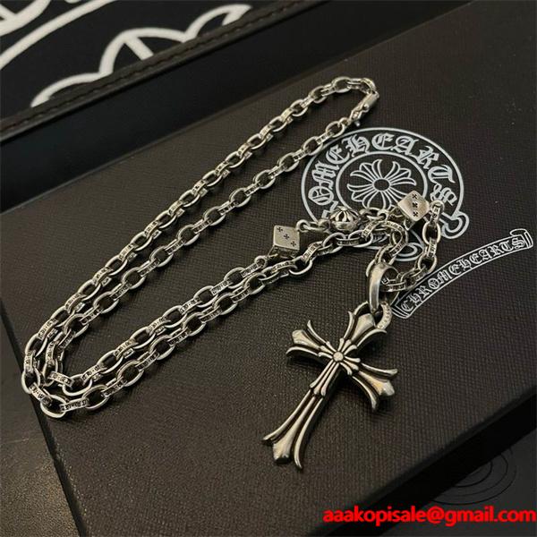 重厚 CHROME HEARTS クロムハーツ コピー ネックレス 高級感仕様 即完売 モード