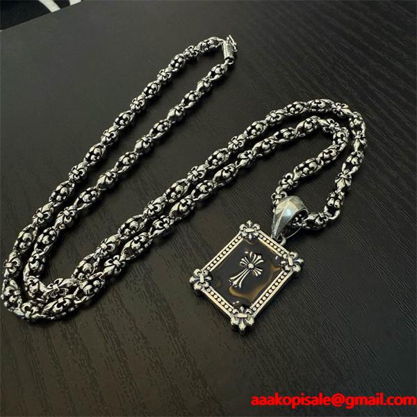 シルバー ネックレス 重厚 注目必至 洗練 CHROME HEARTS クロムハーツ スーパーコピー