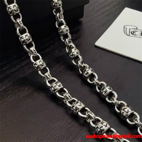 2026新登場 ブルーストーンクロス CHROME HEARTS クロムハーツ コピー ネックレス 上質