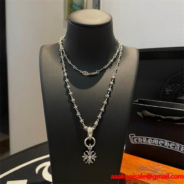  2026最新モデル ネックレス 繊細チェーン 売切必至 CHROME HEARTS クロムハーツ 偽物