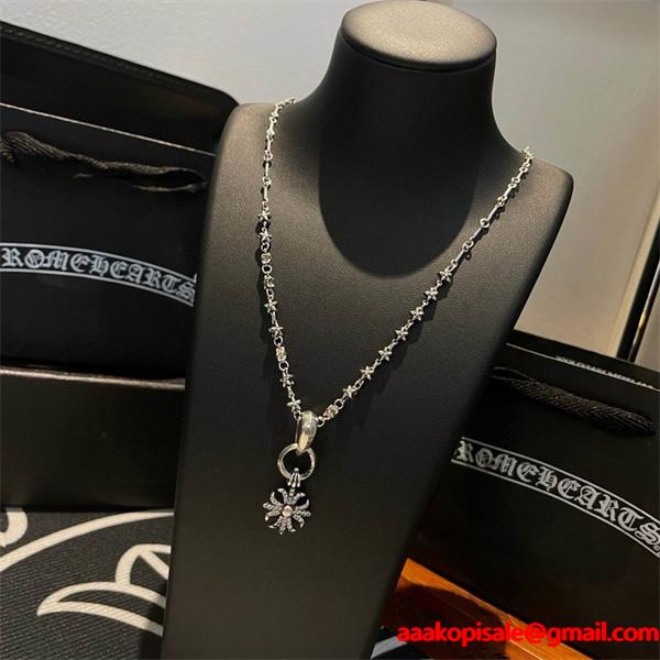  2026最新モデル ネックレス 繊細チェーン 売切必至 CHROME HEARTS クロムハーツ 偽物