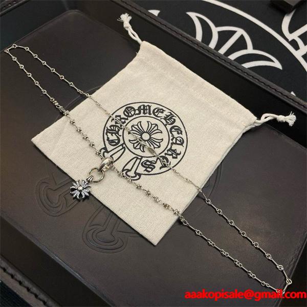  2026最新モデル ネックレス 繊細チェーン 売切必至 CHROME HEARTS クロムハーツ 偽物