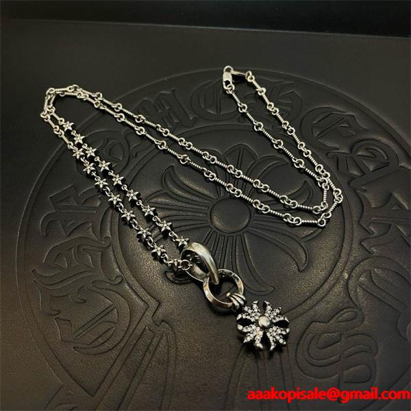  2026最新モデル ネックレス 繊細チェーン 売切必至 CHROME HEARTS クロムハーツ 偽物