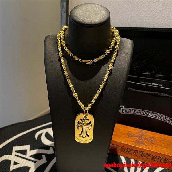 CHROME HEARTS クロムハーツ コピー 2026年新作 人気 クロスネックレス 上質 お洒落