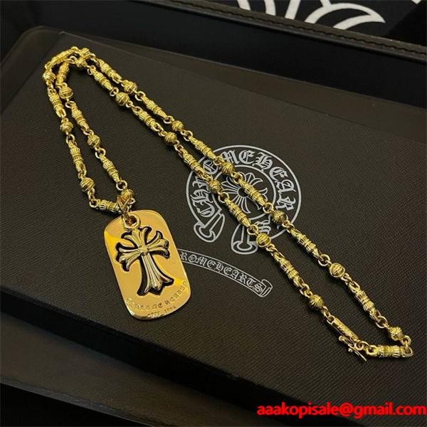 CHROME HEARTS クロムハーツ コピー 2026年新作 人気 クロスネックレス 上質 お洒落