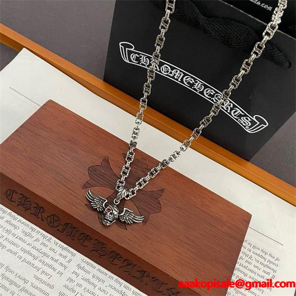 2026年新登場 限定 CHROME HEARTS クロムハーツ コピー シルバーネックレス 注目 トレンド