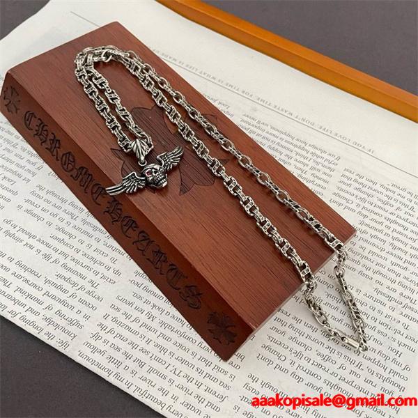 2026年新登場 限定 CHROME HEARTS クロムハーツ コピー シルバーネックレス 注目 トレンド