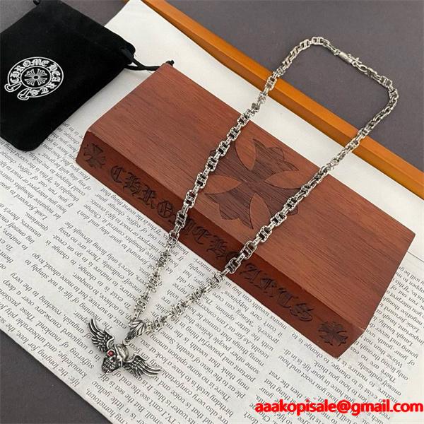 2026年新登場 限定 CHROME HEARTS クロムハーツ コピー シルバーネックレス 注目 トレンド