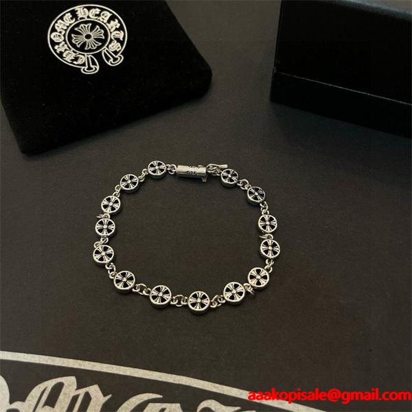 2026新作 トレンド 限定 クロス ブレスレット おすすめ CHROME HEARTS クロムハーツ 偽物