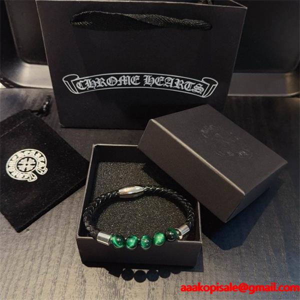 入手困難 話題 チェーン CHROME HEARTS クロムハーツ スーパーコピー ブレスレット 本格派