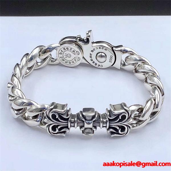 CHROME HEARTS クロムハーツ コピー 2026年新着 限定 クロス ブレスレット 話題 希少