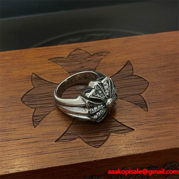 2026年発売 レア 端正 シルバー リング 伝統 CHROME HEARTS クロムハーツ スーパーコピー