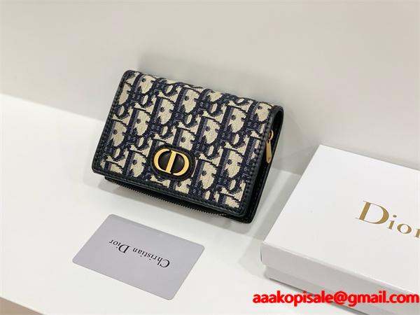 2026トレンド☆ディオール折りたたみ財布 コピーDIOR  Oblique☆☆上質なアイテム