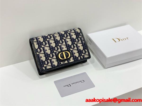 2026トレンド☆ディオール折りたたみ財布 コピーDIOR  Oblique☆☆上質なアイテム