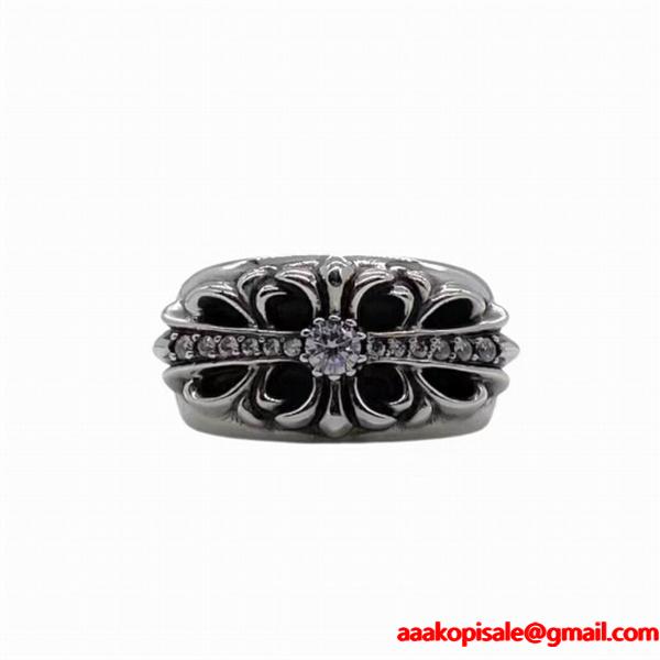 上質な作り 話題 シルバーリング モード系 CHROME HEARTS クロムハーツ スーパーコピー