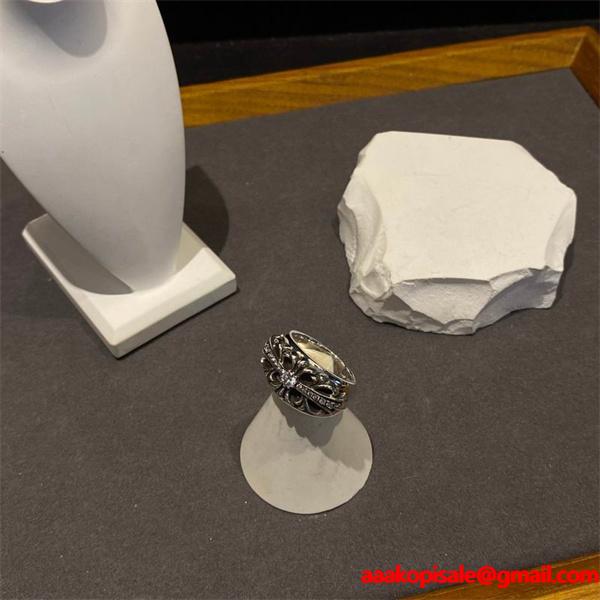 上質な作り 話題 シルバーリング モード系 CHROME HEARTS クロムハーツ スーパーコピー