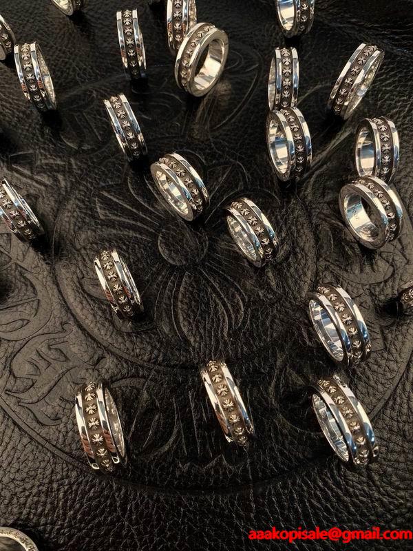 重みのある質感 おすすめ CHROME HEARTS クロムハーツ コピー シルバーリング 新登場