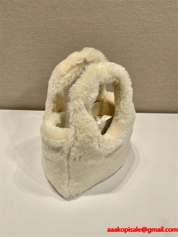 可愛い☆1BA349プラダハンドバッグコピー2026最新コレクションふわふわ人気