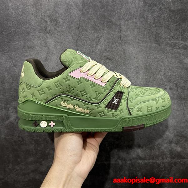 入手困難☆☆ルイ ヴィトン スニーカーコピーLouis Vuitton LV Trainer  秋冬激安(日本最大級)