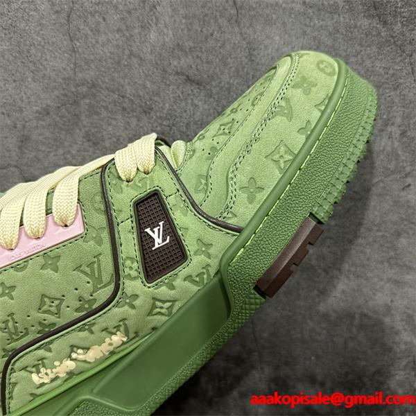 入手困難☆☆ルイ ヴィトン スニーカーコピーLouis Vuitton LV Trainer  秋冬激安(日本最大級)