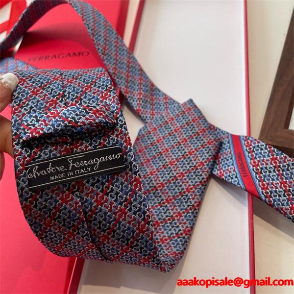 2026人気アイテム FERRAGAMO サルヴァトーレフェラガモ ネクタイコピー秋冬おしゃれな  激安(日本最大級)