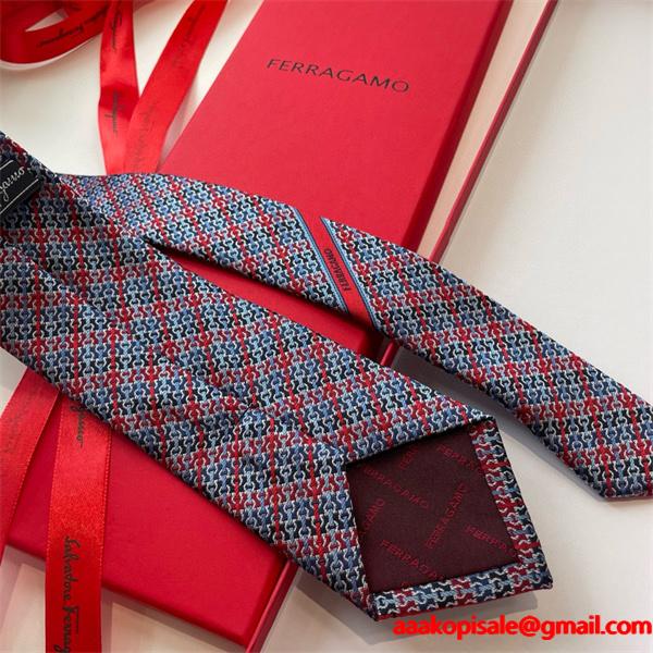 2026人気アイテム FERRAGAMO サルヴァトーレフェラガモ ネクタイコピー秋冬おしゃれな  激安(日本最大級)